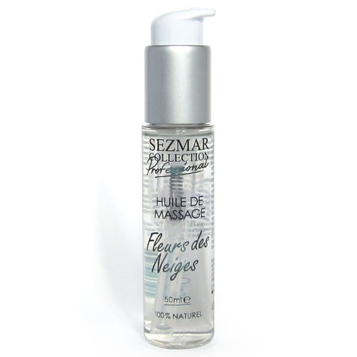 Huile de massage professionnelle Fleurs des Neiges 100% naturelle 50 ml