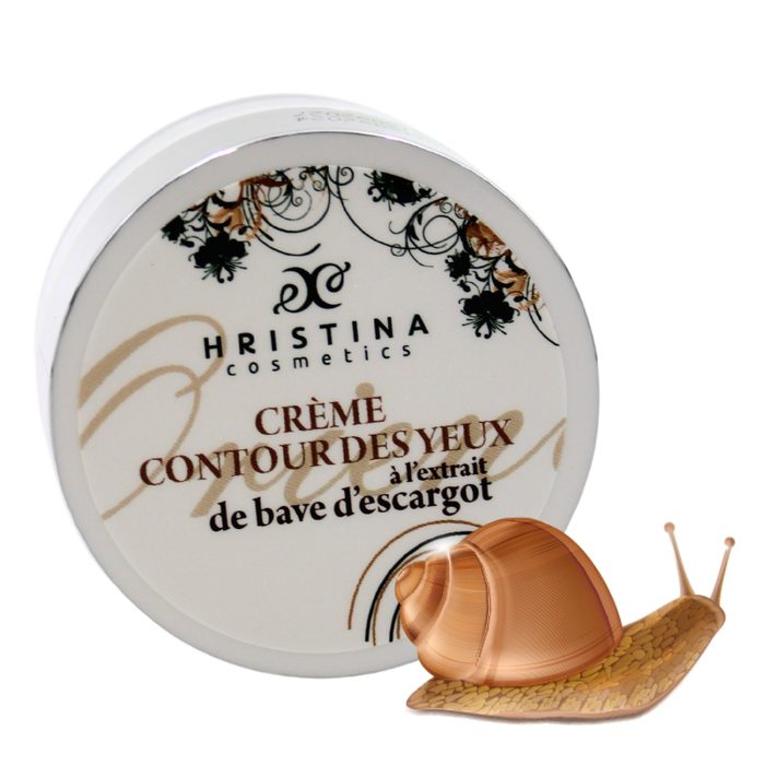 Crème contour des yeux à la bave d'escargot