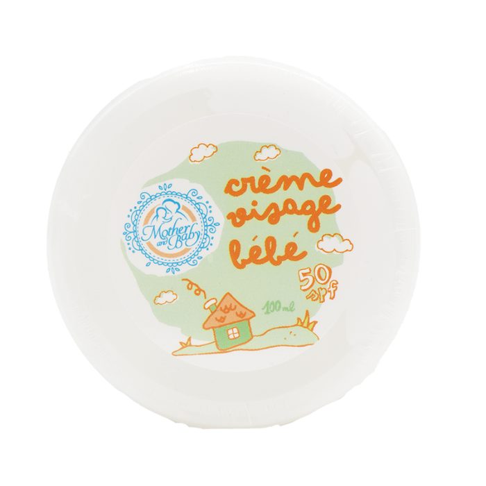 Crème solaire pour enfant et bébé SPF50+ - 100ml 100% naturelle