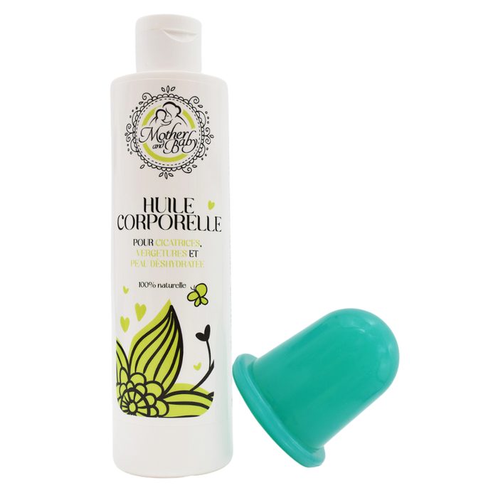 Pack anti-cellulite - Ventouse + huile