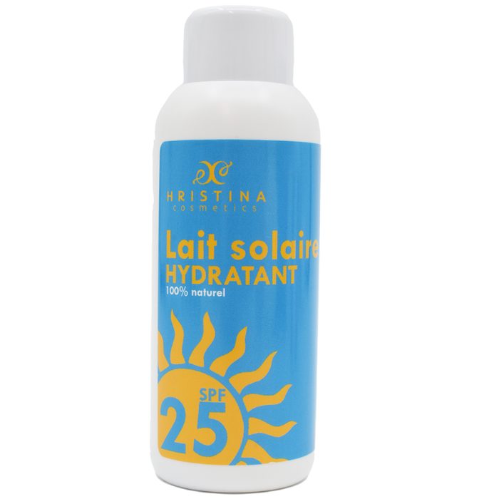 Lait solaire hydratant et protecteur SPF25 - 150ml 100% naturel