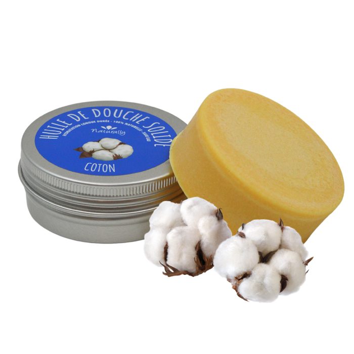Huile de douche solide - Coton 65gr