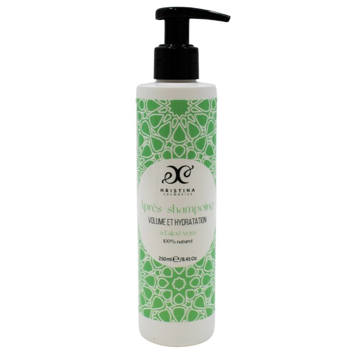 Après-shampoing volume et hydratation enrichi à l'aloe vera 100% naturel 250ml