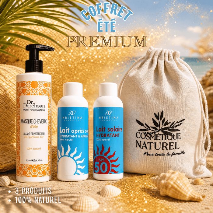Coffret Été Premium – Visage, Corps & Cheveux 100 % Naturel