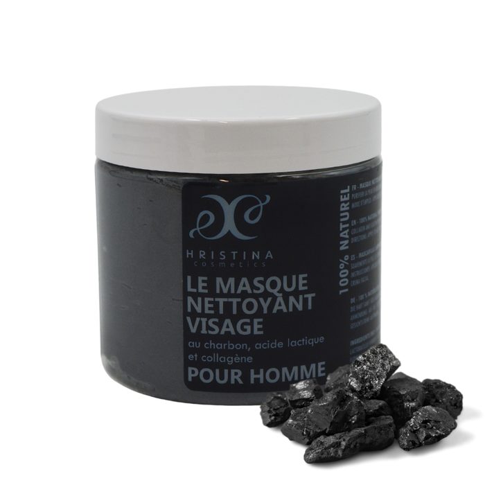 Masque nettoyant au charbon - Homme 200ml