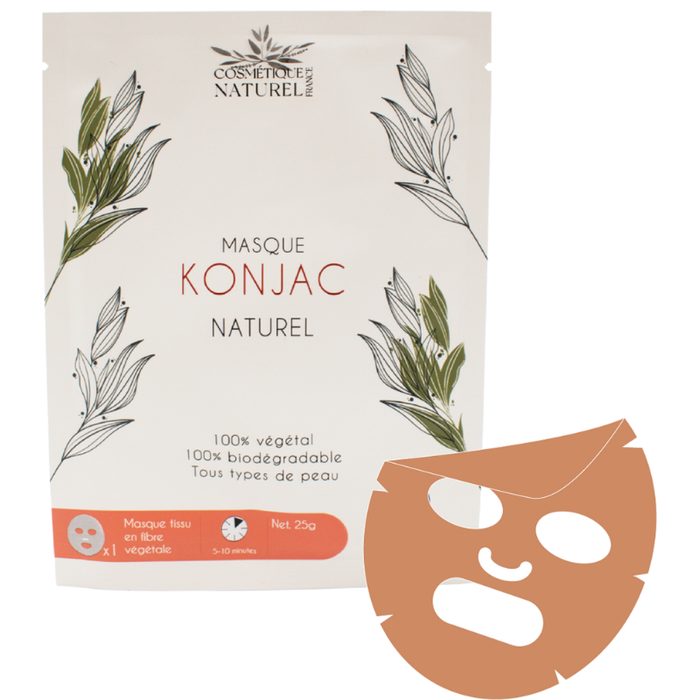 Masque konjac - Argile rouge