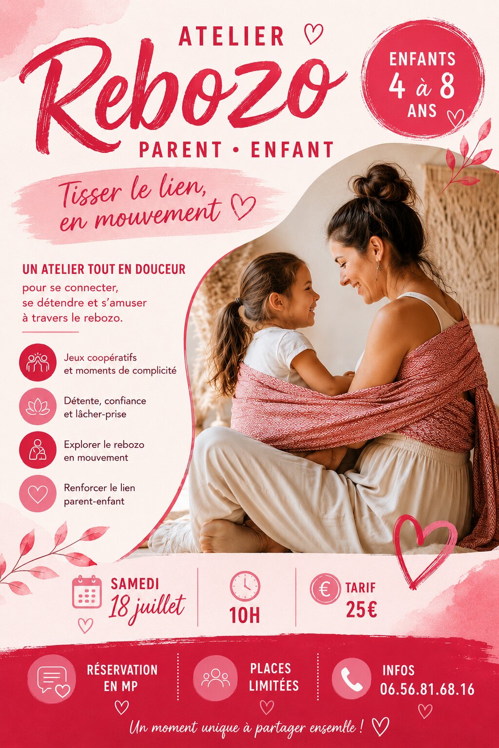 Rebozo parents enfants