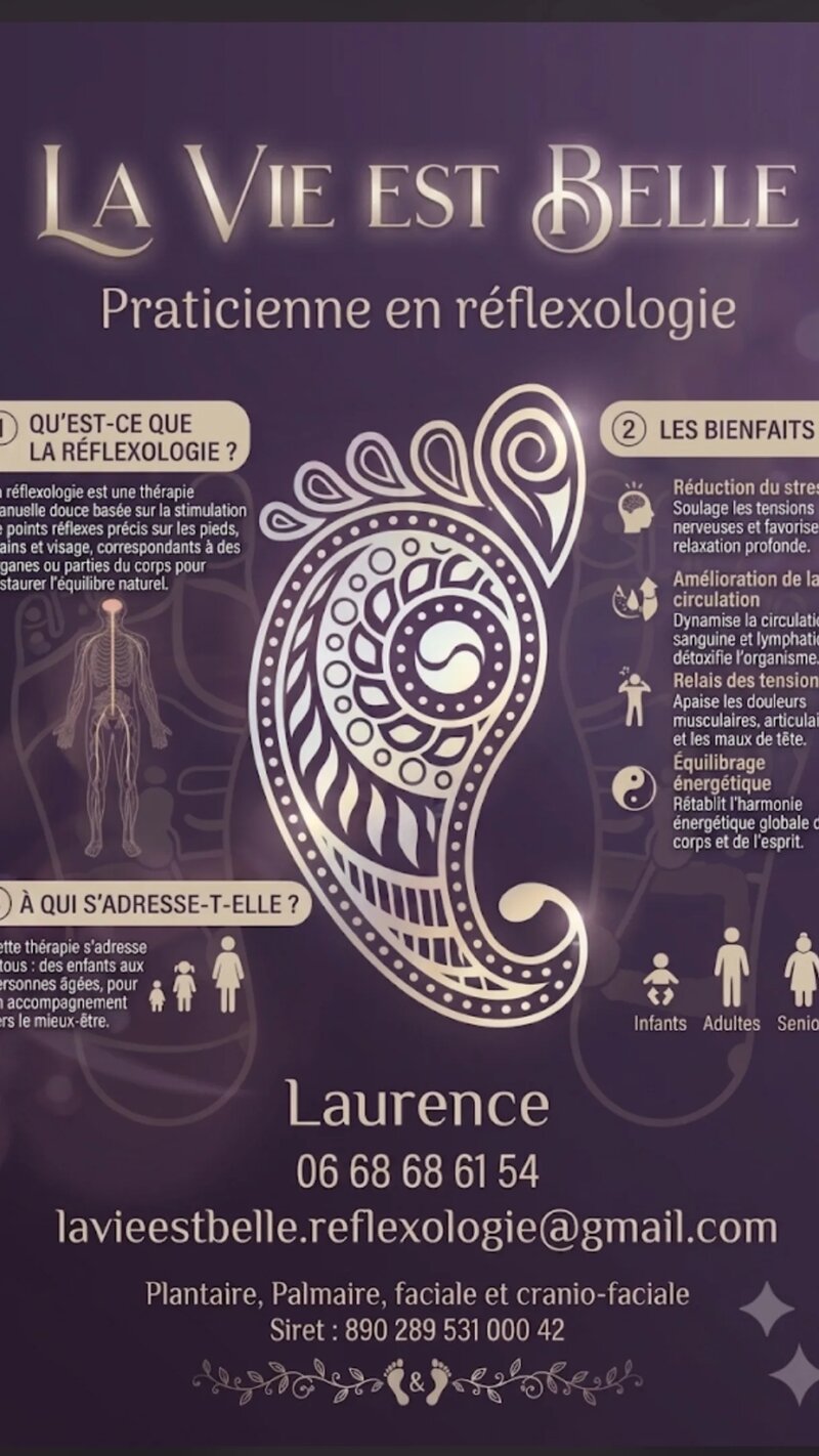 Laurence Adamski — Praticienne en réflexologie